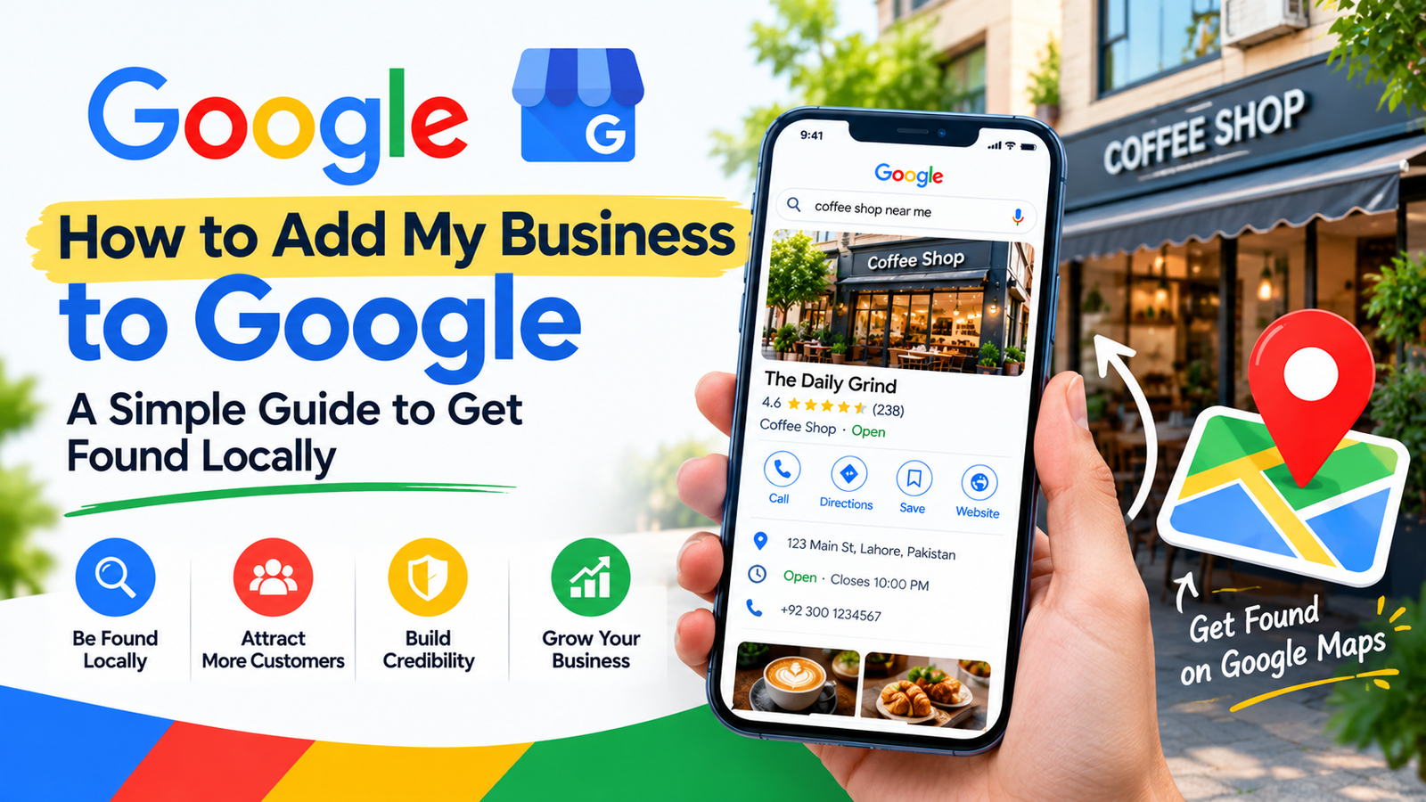 how to add my business to google