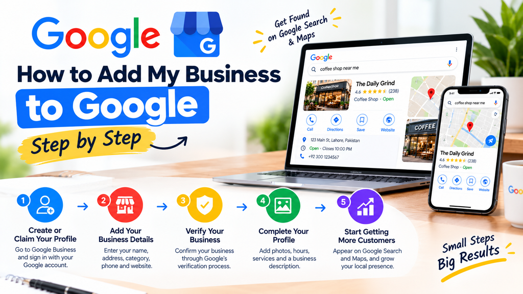 how to add my business to google