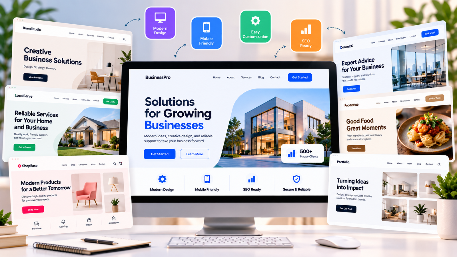 business website templates