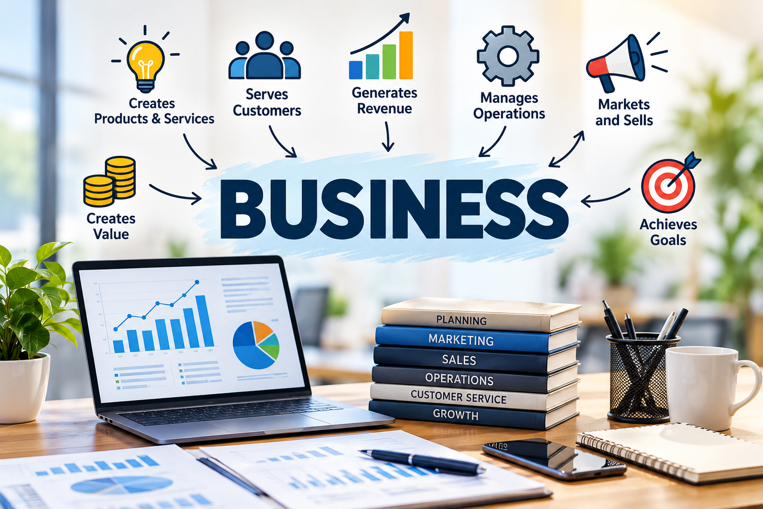 What does business do and how businesses create value