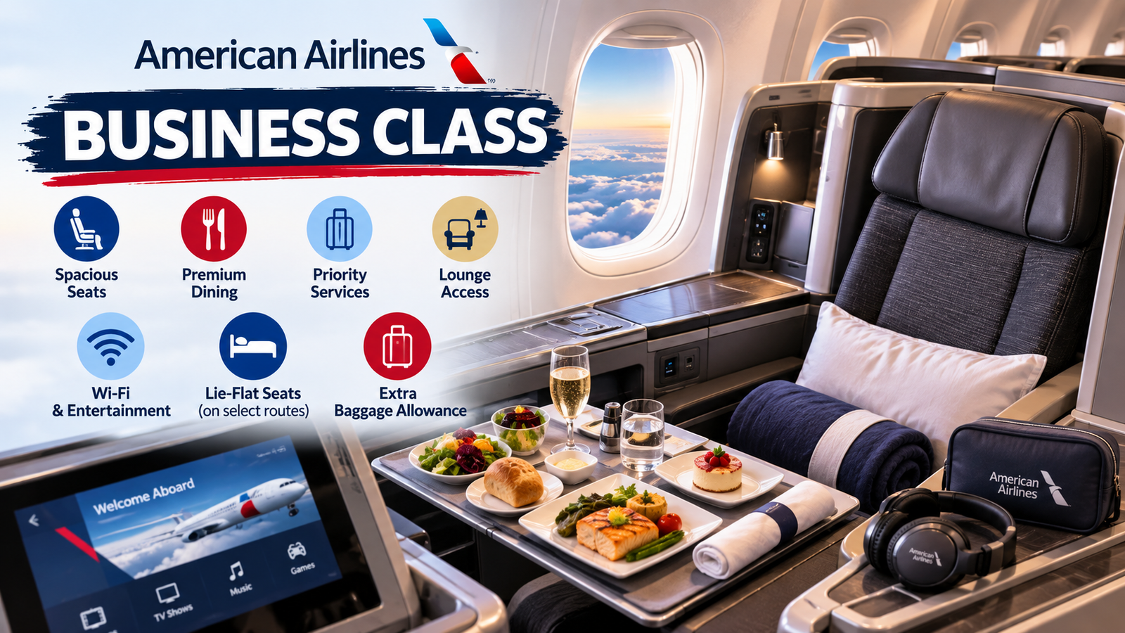 american airlines business class